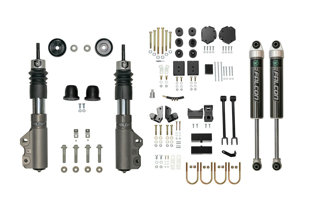 STAGE 4 SYSTEM WITH STRUTS, 2" LIFT - SPRINTER 2WD (2007-2018 2500) by VAN COMPASS