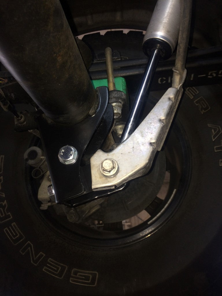 Van Compass Bump Stop and Rear High Clearance Shock Extension Brackets, Ford Transit