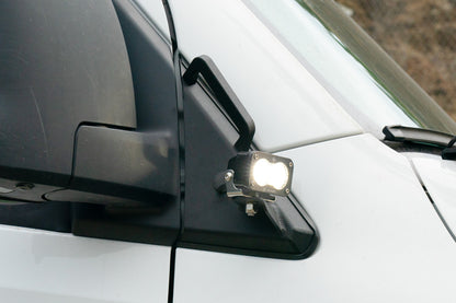 A-PILLAR GRAB HANDLE LIGHT MOUNT - SPRINTER (2019+) by VAN COMPASS