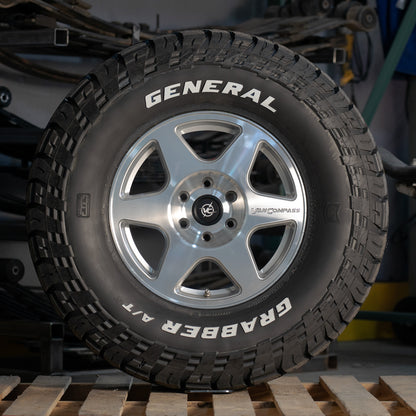 SLICE - 17x8" WHEEL in POLISHED MACHINED by VAN COMPASS