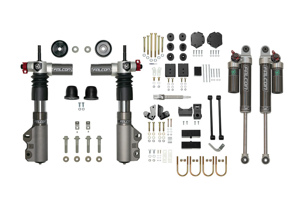Van Compass Stage 5 - Sprinter 2500 2Wd, 19-22 - 2 Inch Lift - 3.3 Struts And Shocks, Light/Mid Tune