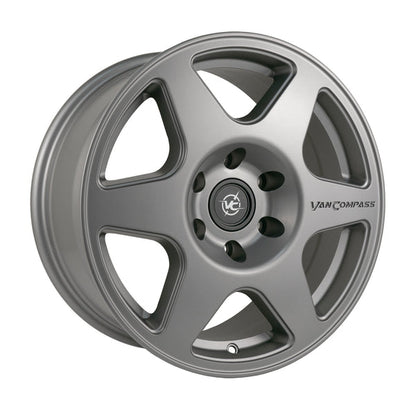 Van Compass Slice Wheel, Titanium, 17X8, 30Mm Offset, 6X130 Bc - Sprinter 2500, 07-Up