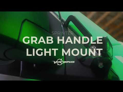 A-PILLAR GRAB HANDLE LIGHT MOUNT - SPRINTER (2019-UP) by VAN COMPASS
