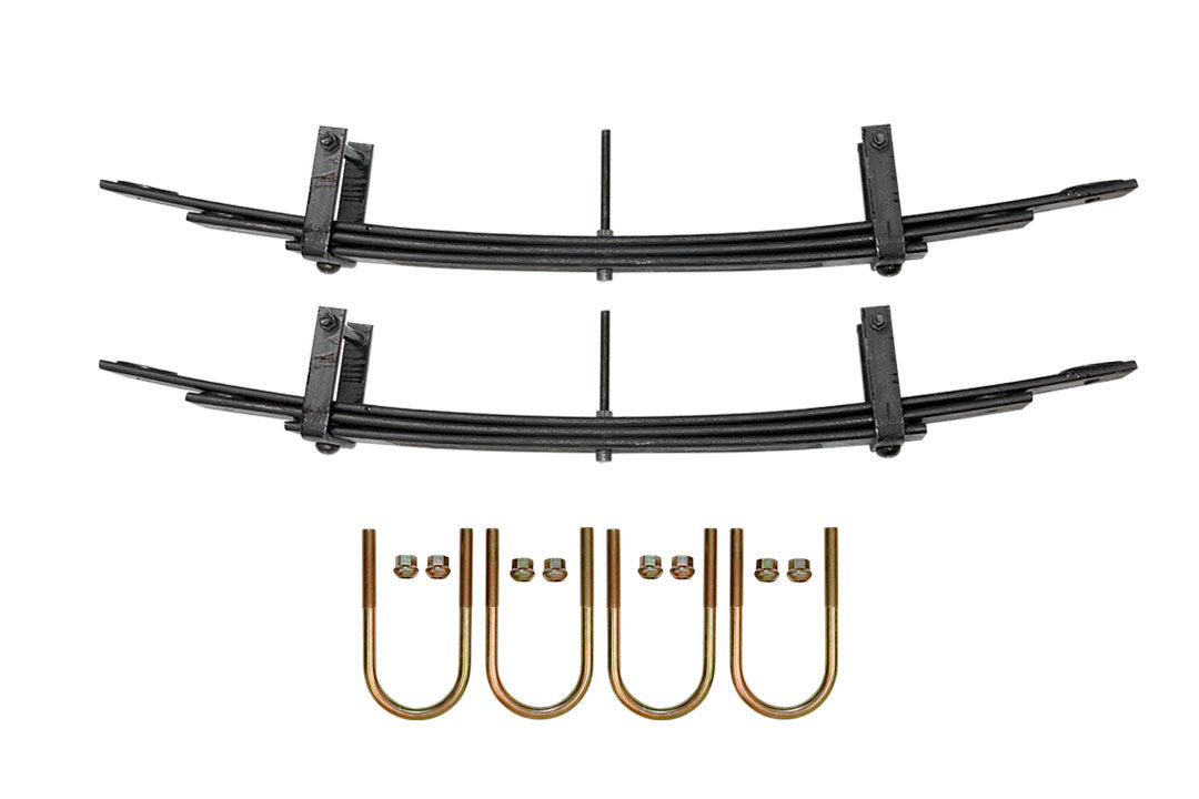 REAR MINI SPRING PACK - SPRINTER 2WD (1994+ 2500 ONLY) by VAN COMPASS, featuring metal parts and bolts for enhancing vehicle stability and ride comfort.