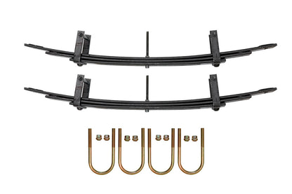 REAR MINI SPRING PACK - SPRINTER 2WD (1994+ 2500 ONLY) by VAN COMPASS, showing leaf springs, u-bolts and nuts.