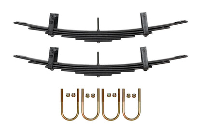 Rear Mini Spring Pack by Van Compass, close-up of metal components designed to correct sagging and improve stability for Sprinter 2WD vans (1994+ 2500 only).